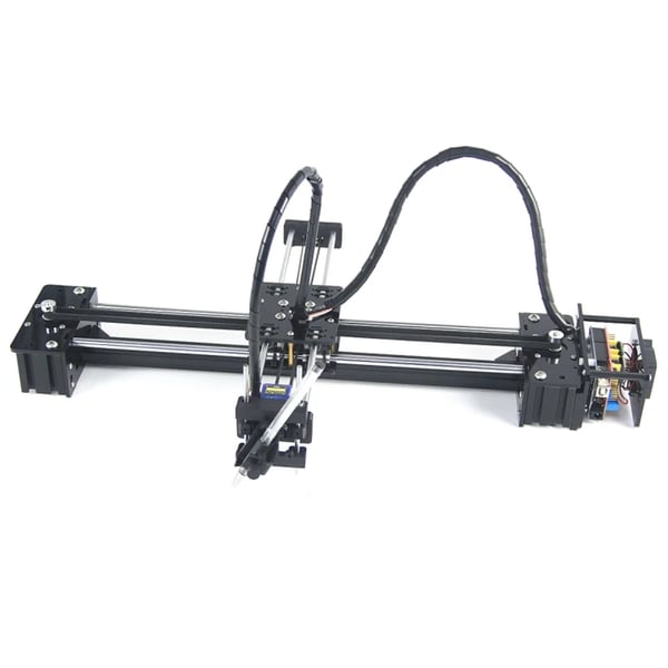 XY-Plotter Robot, 12V Strømforsyning, 490mm x 390mm Størrelse, Kompatibel med Windows, Inkluderer Steppermotorer, A4 Graveringområde