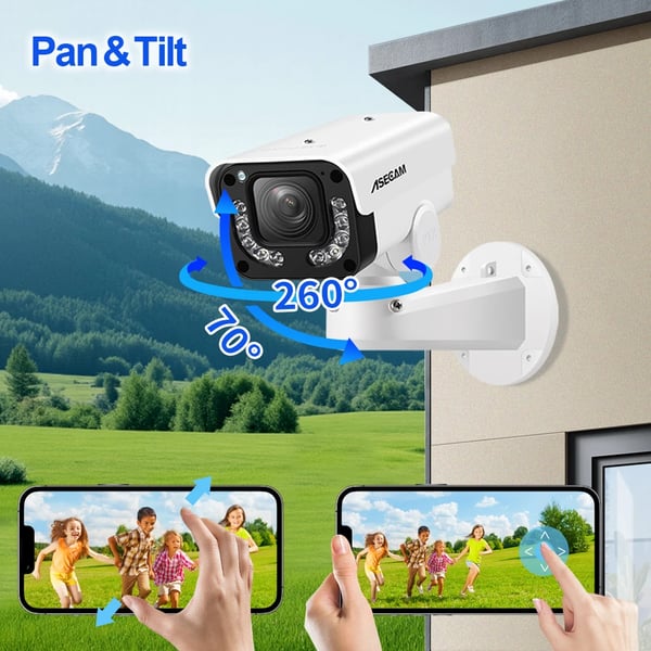 IP Kamera, 30x Optisk Zoom, 4K Ultra HD Video,SONY IMX415 30X