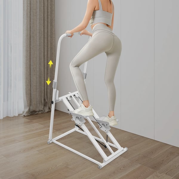 Trappe Stepper Maskine, Foldbart Design, Glat Selv-tilbagefald Operation,Beige