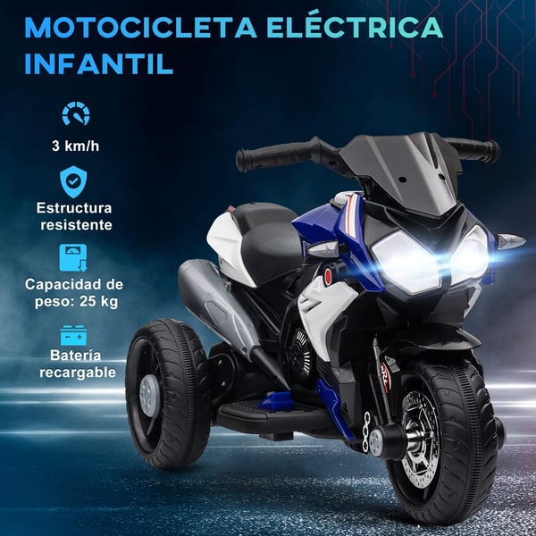Elmotorcykel, Realistisk Design, 3-Hjulet Stabilitet