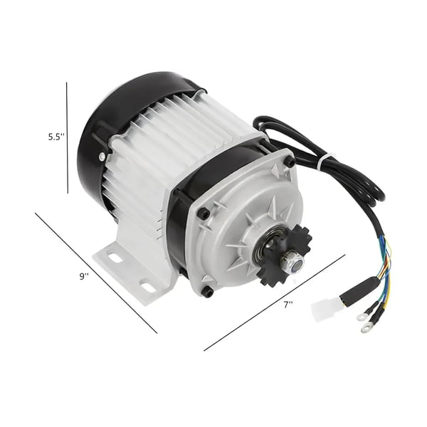 Elektrisk Motor, 48V Strøm, Høj Effektivitet,0