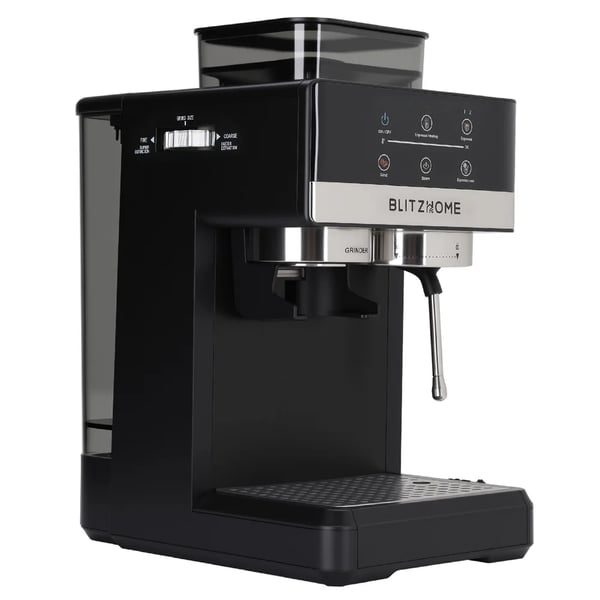 Espresso Kaffemaskine, Indbygget Kværn, 20Bar Tryk,EU, sort