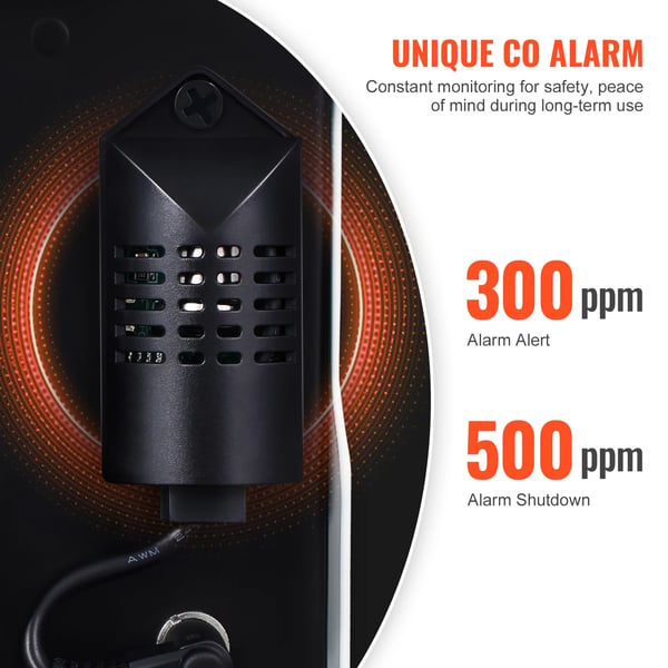 Diesel Luftvarmer, Bluetooth Kontrol, CO Alarm Sikkerhed,8KW