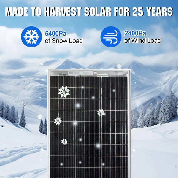Solpanel, 120W, Bifacial design,120W 1STK
