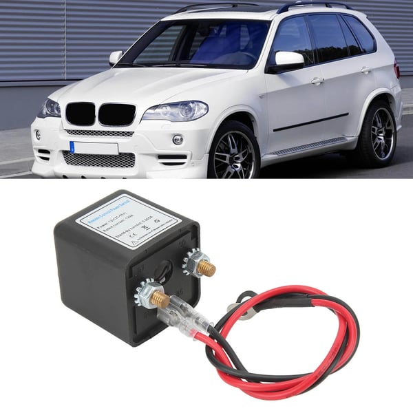 Bilbatteri Frakoblingskontakt, Kobbermateriale, Fjernbetjening op til 50 fod, Kompakte dimensioner 6 x 3 x 1 tommer, CE-certificeret