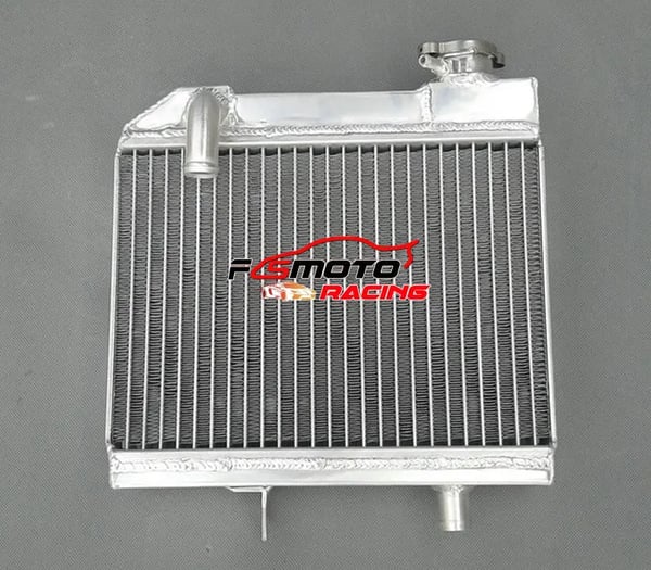 Radiator, Aluminium, Specialtilpasset til specifikke modeller, SUZUKI RM125 kompatibilitet, 30% mere køleydelse, TIG svejset konstruktion