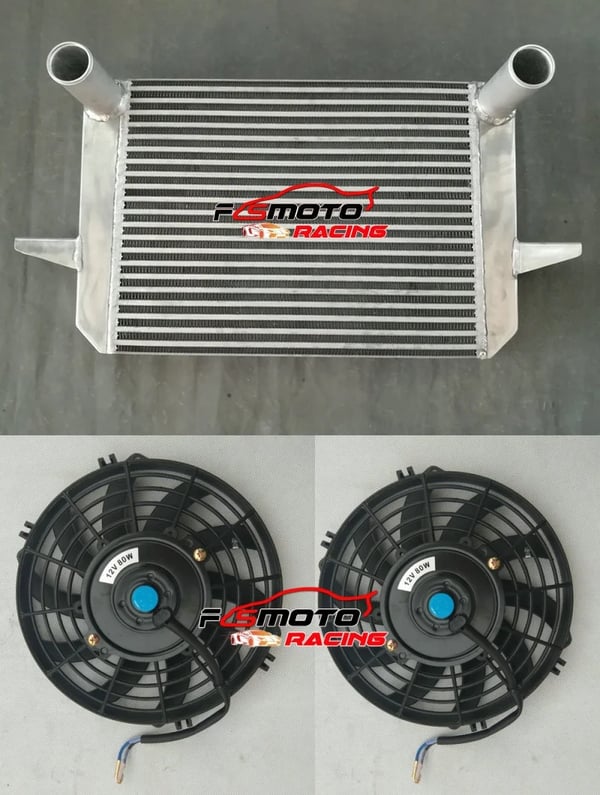 Front Mount Intercooler, Aluminium Material, Kerne Størrelse 560mm x 439mm x 70mm, Designet til FORD SIERRA ESCORT RS500 COSWORTH