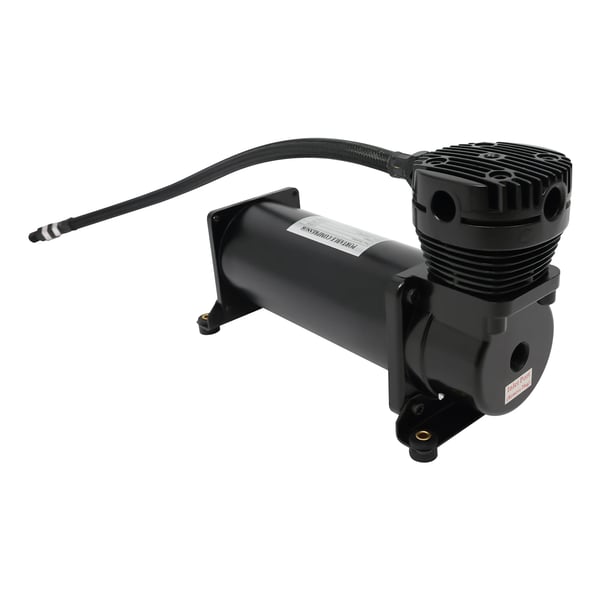 Luftkompressor, fjädrande luftpump, 200 PSI, bärbar design,svart