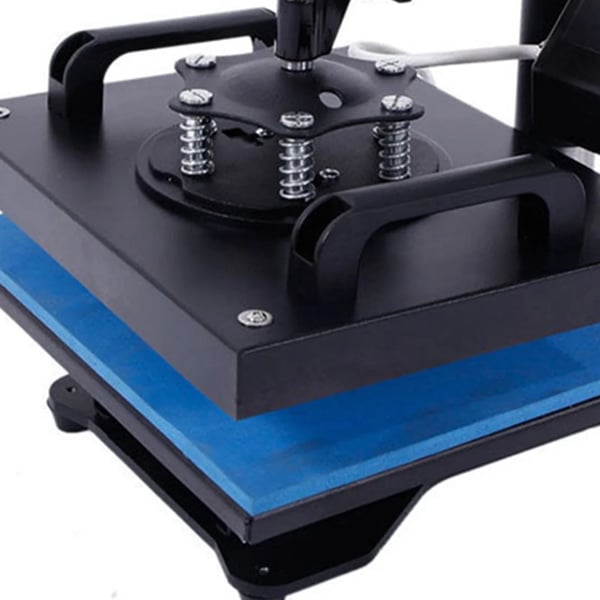 Varmepressemaskine, Digital Kontrol, Ergonomisk Design,sort