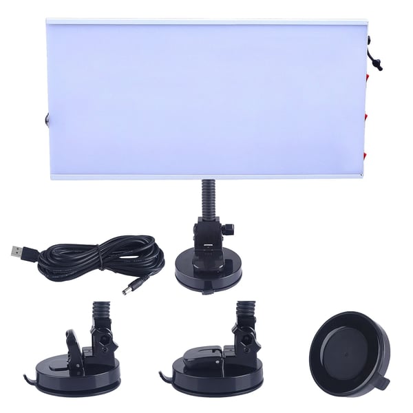 Bilreparations lysbræt, højintensitets LED, kompakt design,3-lights lampe