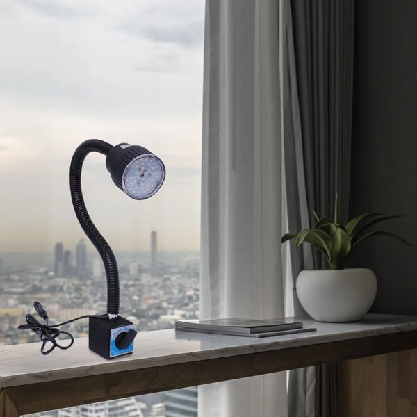 LED Arbejdslampe, 10W, Drifts spænding 24V, Farvetemperatur 6500K, IP42 Beskyttelsesniveau, Slangelængde 50 cm