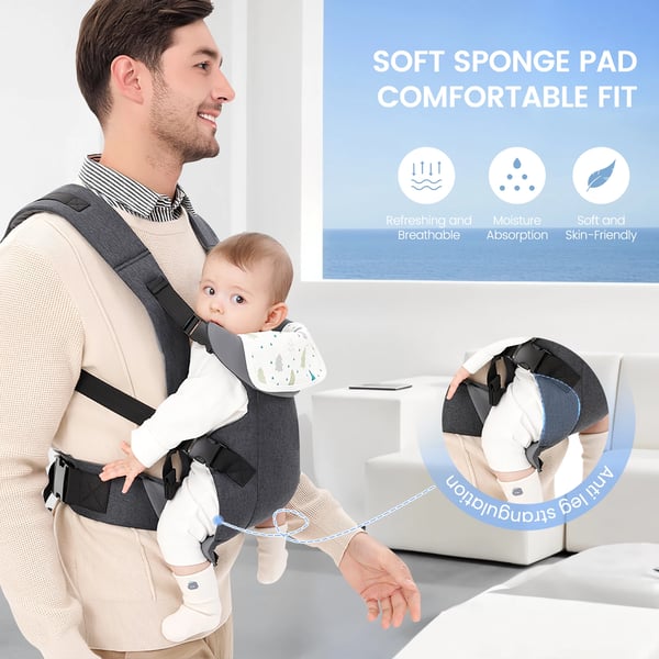Bärsele, Ergonomisk Design, Multifunktionell Användning,GRÅ
