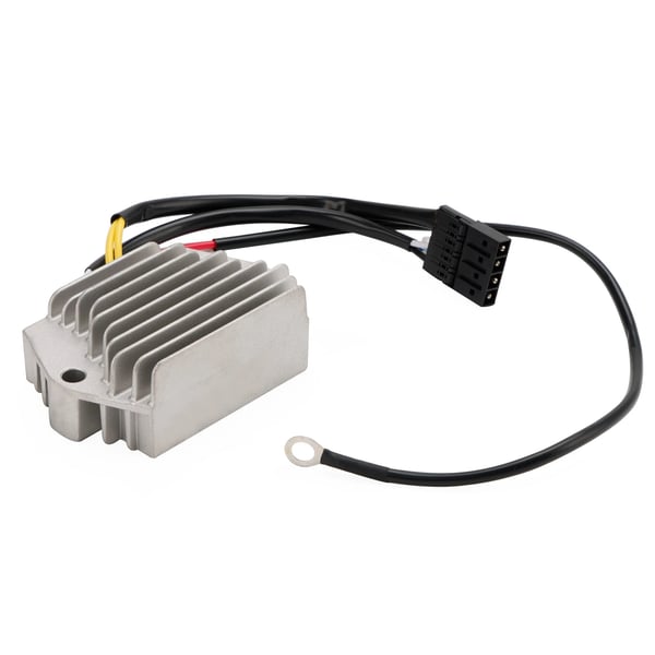 Spændingsregulator, 12V, 6-trådet, Passer til Hatz-modeller, Plug-and-Play design, Højkvalitets aluminium