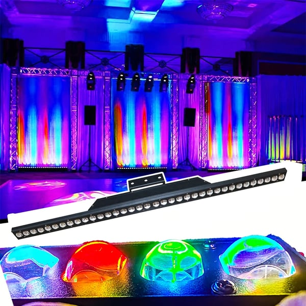 Scene Lys, DMX Kontrol, RGB LED,EU stik