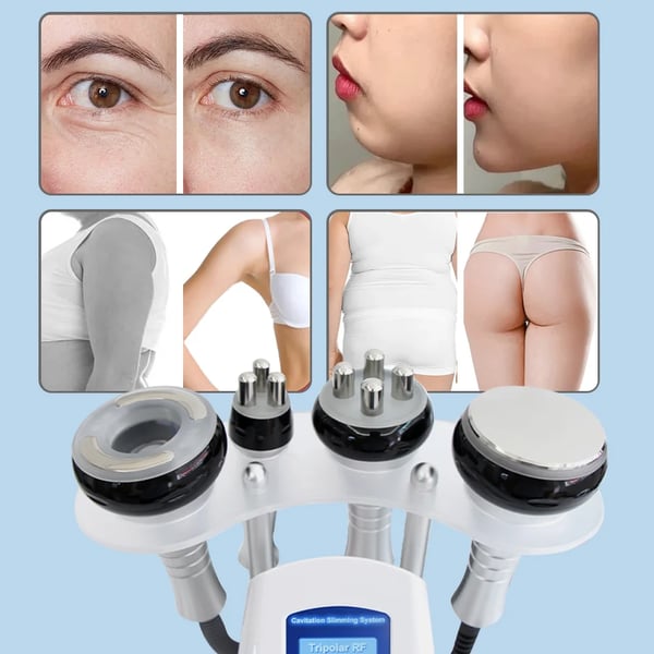 Ultralyds Kavitationsmaskine, Hudopstramning, Fedtreduktion,4 i 1
