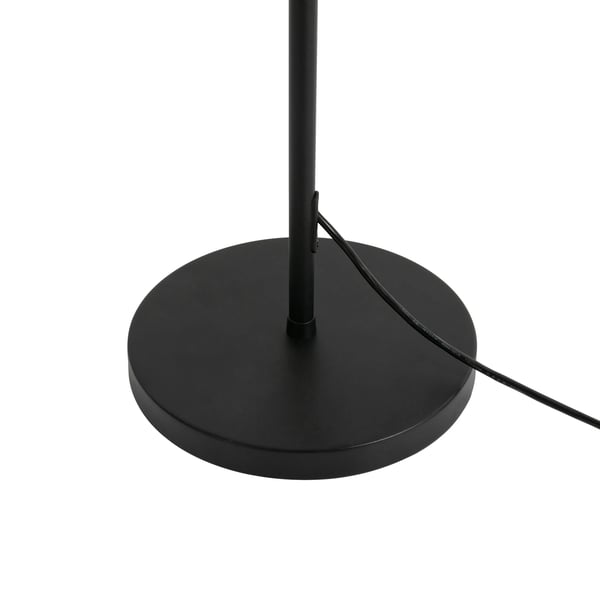LED Gulvlampe, Fleksibel Farveskiftende, Fjernbetjening,sort
