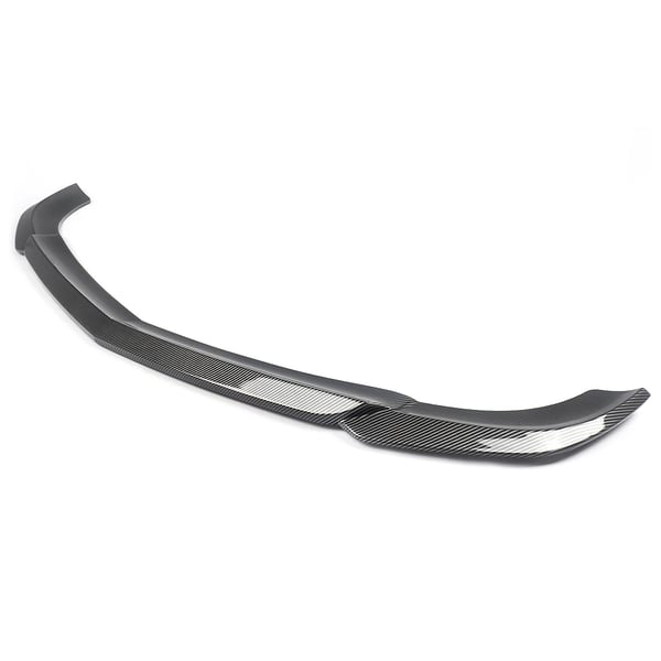 Front Bumper Lip Spoiler, Aerodynamisk Design, Sporty Udseende,Kulfiberlook