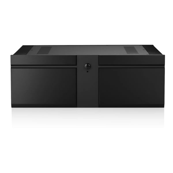 Vahvistimen kotelo, alumiiniseos, ulkomitat 430×315×150mm, sisämitat 330×300×142mm, nettopaino 9.0kg, yhteensopiva tee-se-itse-projektien kanssa