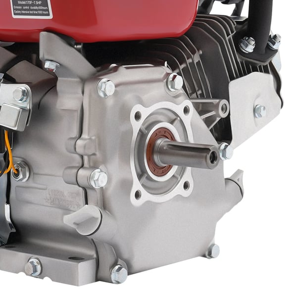 Benzinmotor, 7,5 HK effekt, 212cc slagvolumen, luftkølet, 4-takts design, kompakte dimensioner
