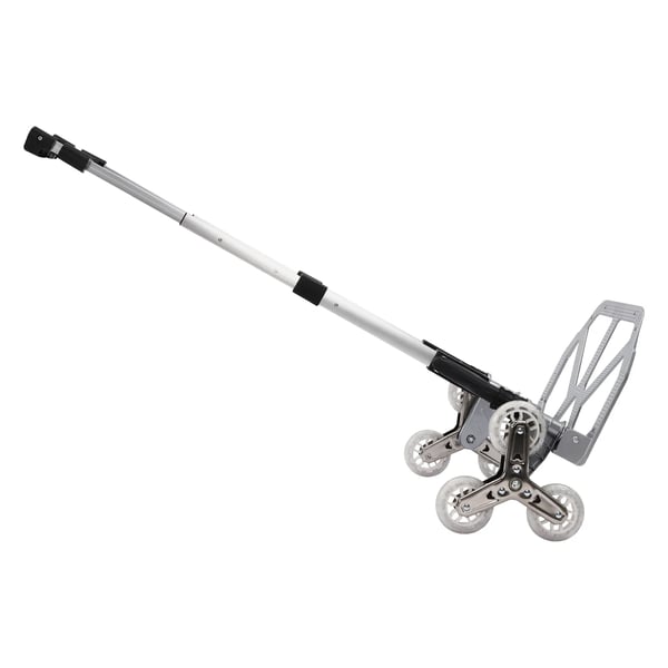 Handtruck, trappklättrande design, stark lastkapacitet,Silver