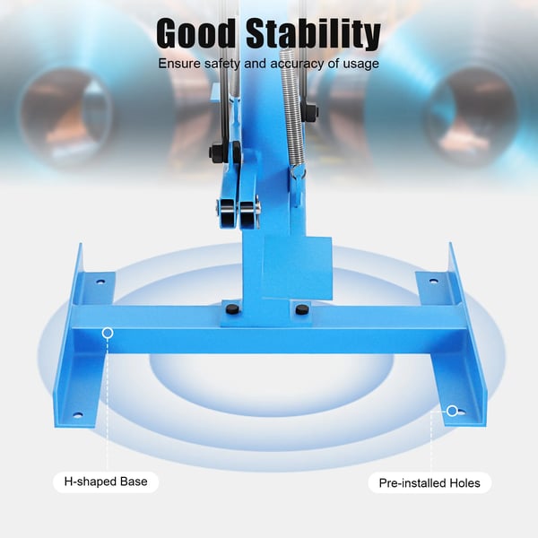 Metal Shrinker Stretcher, Fodbetjent, Heavy Duty,Blå