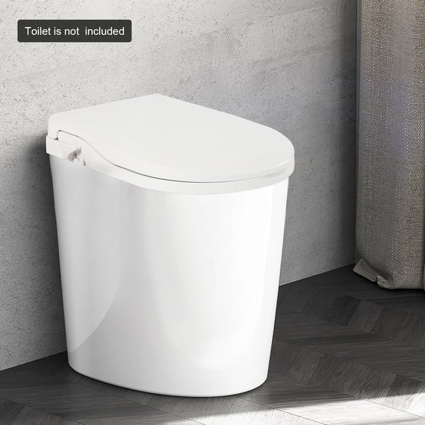 Bidet Toilet Sæde, Dobbelt Dyse System, Dimensioner 48*35*7.8 cm, Sæde Størrelse 28.4*21.8 cm, Slangens Længde 60 cm, Vandtryk Område 0.08-0.8 Mpa