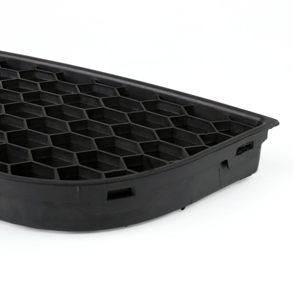 Front Center Nedre Bumper Gitter, ABS Plast, Sort Farve, Til Kompakt Bil Model 9N3 GTI (2005-2009), Helt Ny, Honningkage Stil