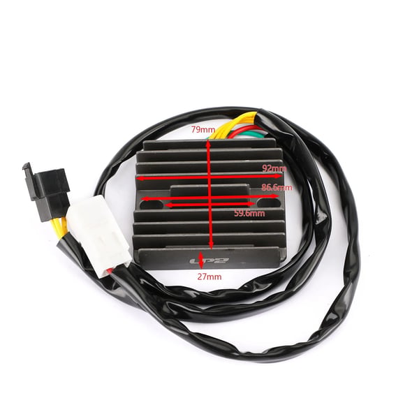 Spændingsregulator-ensretter, Plug-and-Play installation, Kompatibel med Honda, Forbedret ydeevne, Holdbart design
