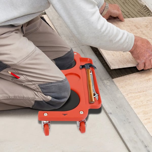 Knäskydd, Ergonomisk Design, Lätt Rörlighet,Röd