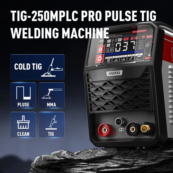 TIG Svejsemaskine, IGBT Inverter, Multiprocess Kapaciteter,TIG-250MPLC
