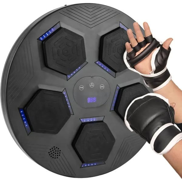 Nyrkkeilykone, Bluetooth-yhteys, LED-valotoiminnot,musta