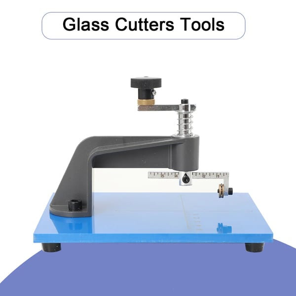Rund Glas Skæreværktøj, Metalmateriale, 10-100mm Skærebredde, Præcisionsskæreevne, Inkluderer 2-delt Tilbehør, Brugervenligt Design