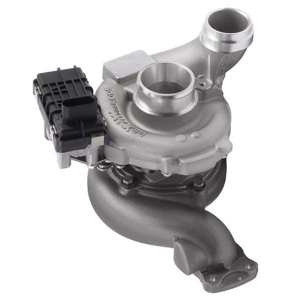 Turbocharger, Legeret stål, 25 cm Længde, 23 cm Bredde, 26 cm Højde, 8,5 kg Vægt