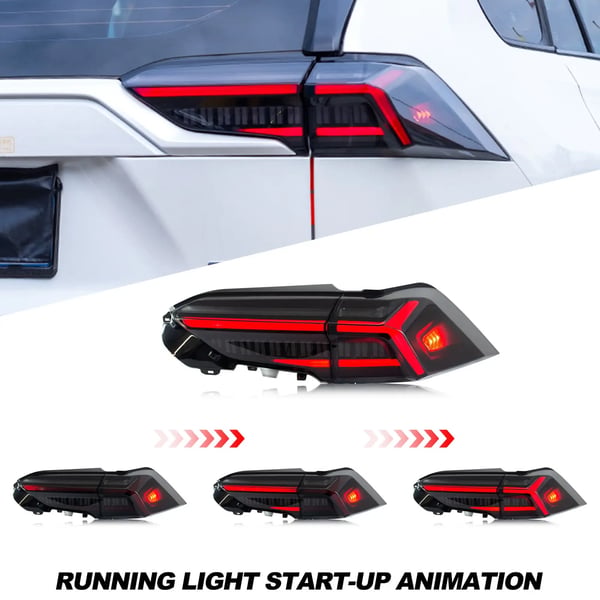 LED Baglygtesamling, 12V Spænding, 35 Watt Effekt, IP67 Vandtæt Vurdering, Dynamisk Blinkfunktion, Kompatibel med Kompakt SUV 2019-2025