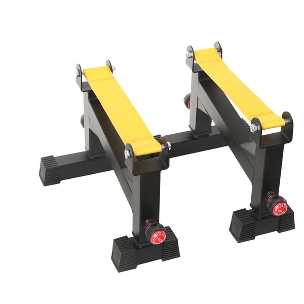 Trækbufferbord, Justerbar højde 30-40 cm, Maksimal belastning 300 kg, Nylon- og kulstofstålskonstruktion, Gulvstående design, Dødløftramme