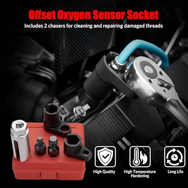 Syresensor Nyckelsats, 5-delad Verktygssats, Offset Design, 5st