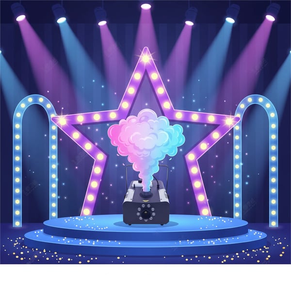 Sumukone, 9x3W LED-valot, kauko-ohjaus/DMX512-ohjaus,1500W, EU Plug