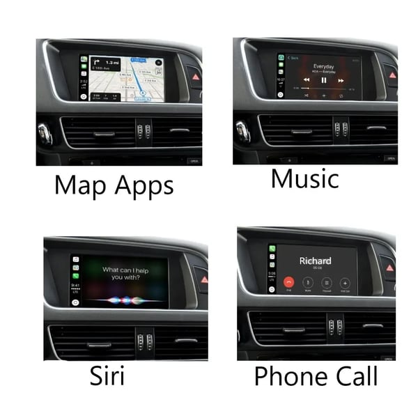 CarPlay og Android Auto modul, trådløs forbindelse, støtte til bagkamera,Med MMI 3g