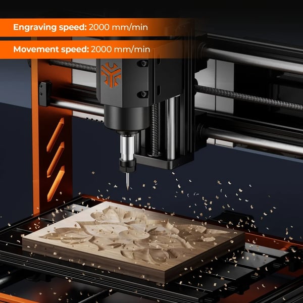CNC Router Maskine, Højhastighedsspindel, Modulært Design,CNC 3S