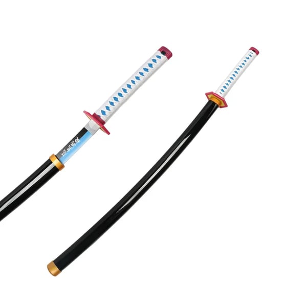 Katana, Anime Replica, Letvægtsdesign,Giyuu Blå 104cm