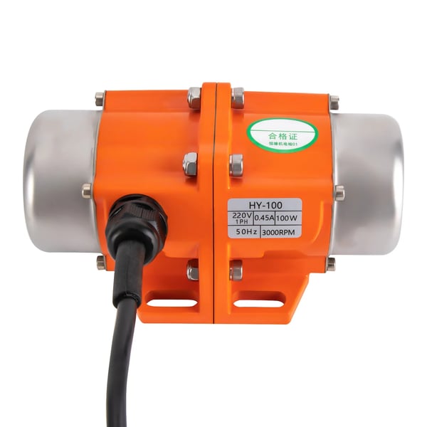Vibrator Motor, 100W, 220V, 3000 RPM, 0.45A, Aluminiumlegering
