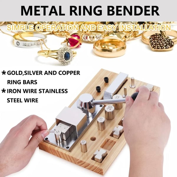 Ring Bøjningsmaskine, Holdbare Materialer, Brugervenligt Design,Metal