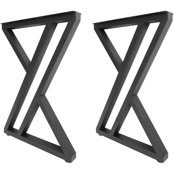 Bordsben, järnmaterial, mått 70 x 50 x 5 cm, 300 kg lastkapacitet, X-formad design, skruvmonteringsmetod