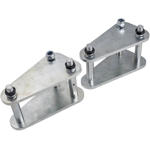 Bagudvidede kæder, 2" hævning, 50mm, passer til 4x4 off-road køretøjer, trinvist bolt design, høj kvalitet stål