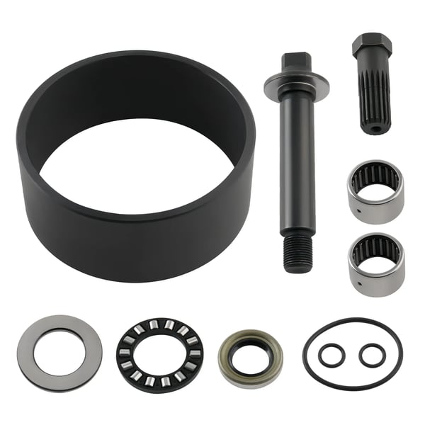 Jetpumpe Rebuild Kit, Komplet med Lejer og Tætningsringe, Højkvalitets Stål,sort