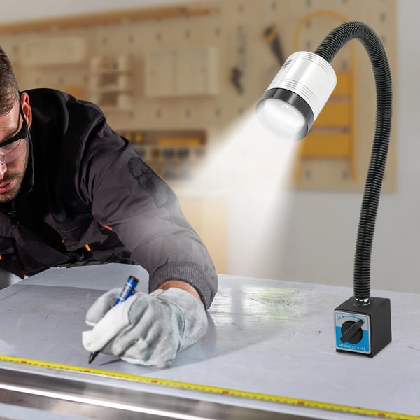 LED Arbejdslampe, 6W Effekt, 220V Spænding, 50 cm Længde, Blød LED Belysning, Fleksibelt Design