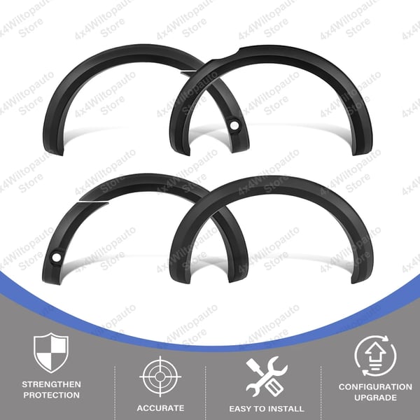 Fender Flares, Skræddersyet til Ford Ranger T8, Nem Installation,FORD RANGER T8