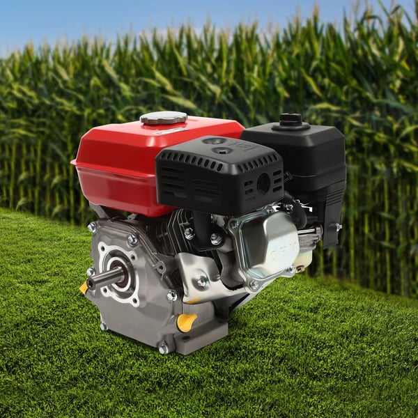 Benzinmotor, 7,5HK effekt, luftkølesystem,sort