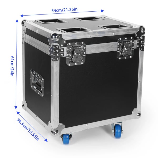 Flight Case, Kraftig Læder, Praktisk Hjulsystem,Kun 1Pc Flightcase