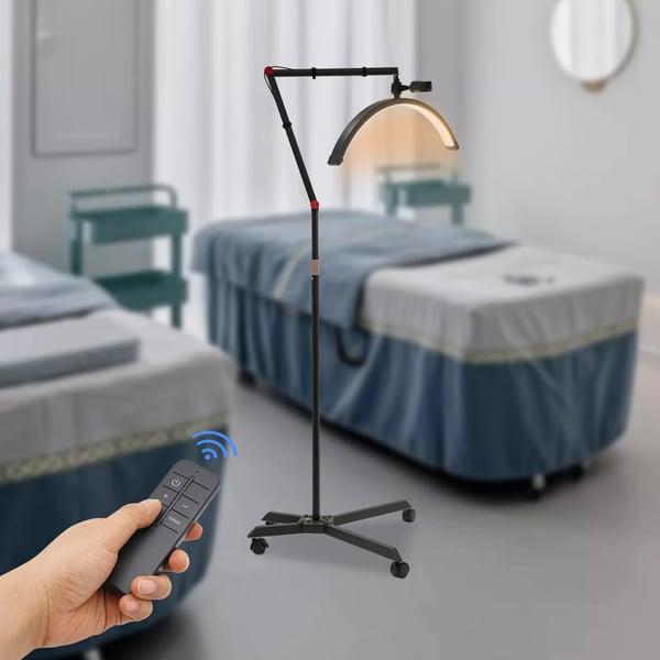 Gulvlampe, Justerbar Lysstyrke, Fjernbetjening,sort